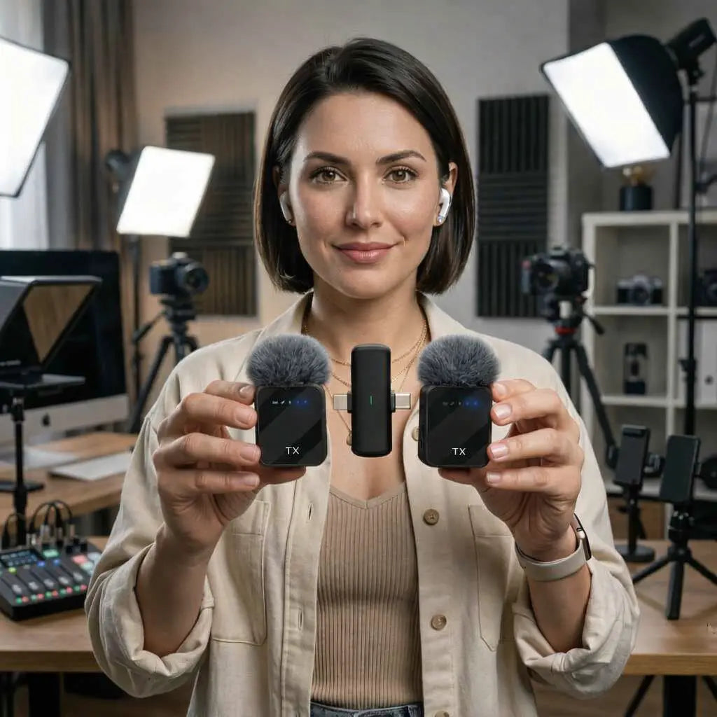 Micrófono Inalámbrico de CLip Dual Tip