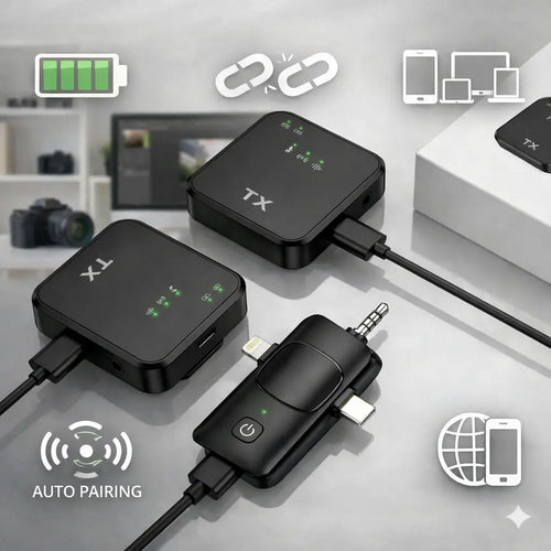 Micrófono Inalámbrico de CLip Dual Tip